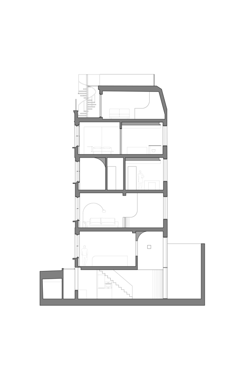 Section drawing, courtesy of Architensions