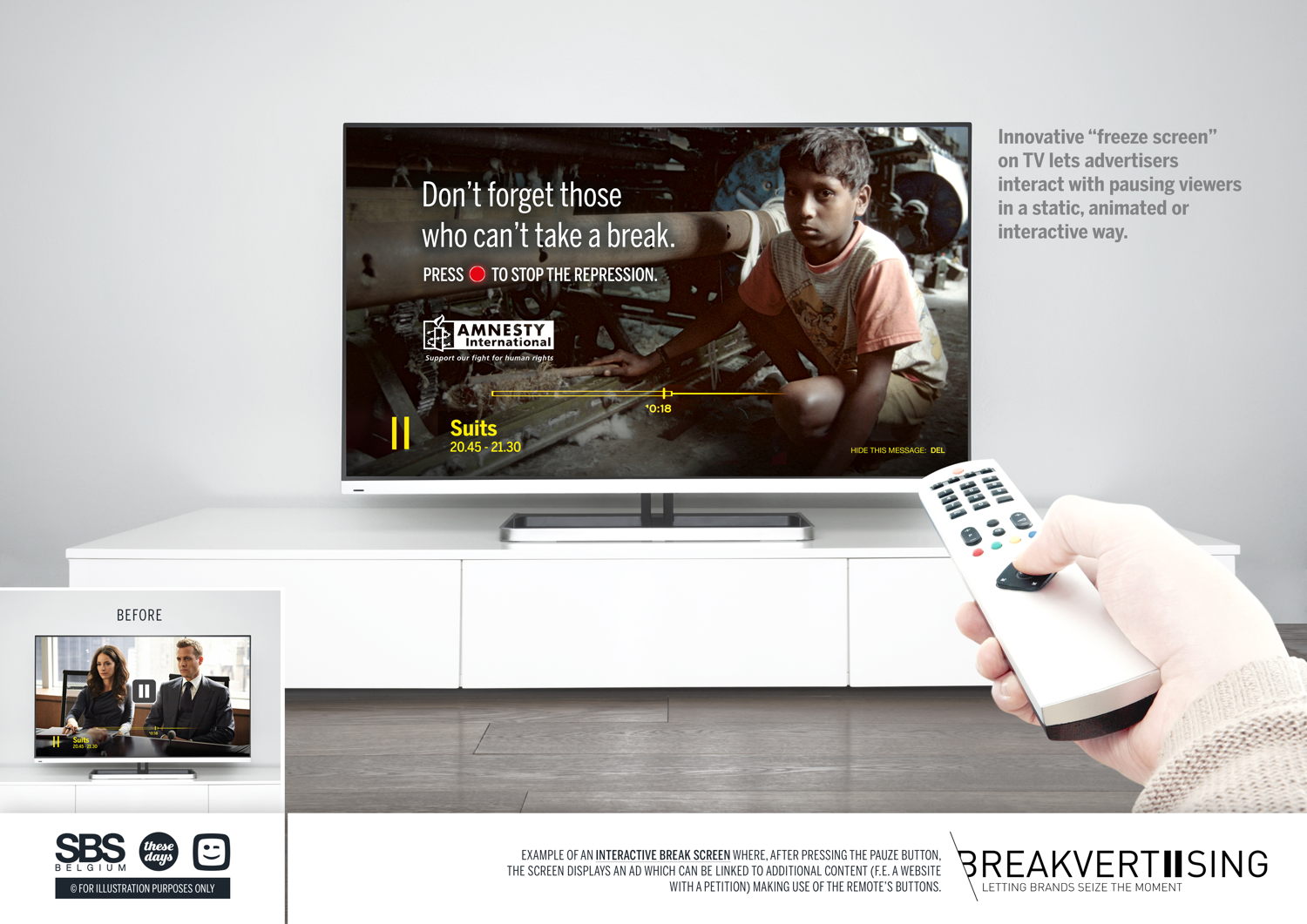 Amnesty International Breakvertising