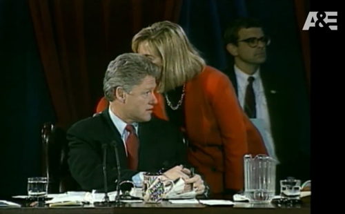 Bill en Hillary Clinton - (c) A&E
