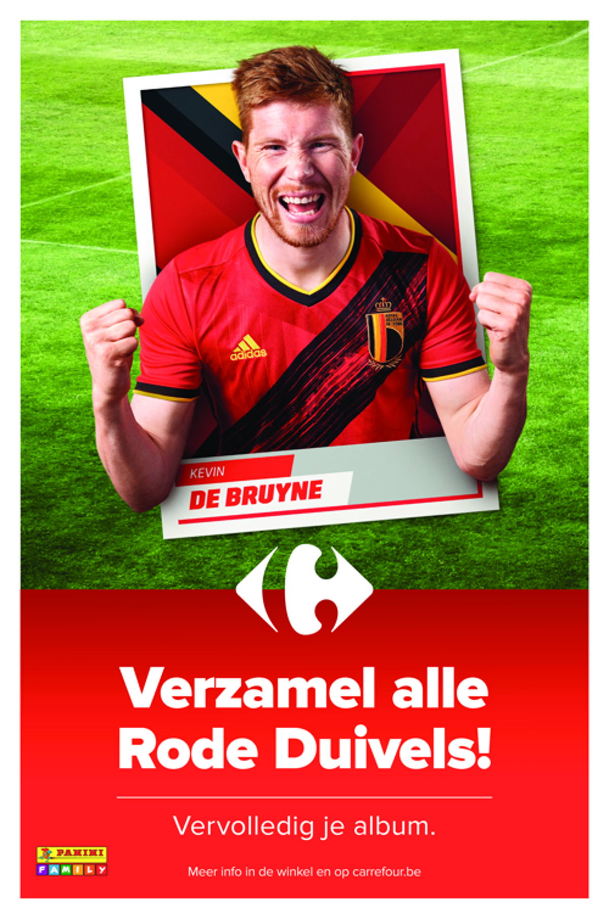 Carrefour lanceert een nieuw album Rode Duivels en Red Flames : 132 stickers om te verzamelen