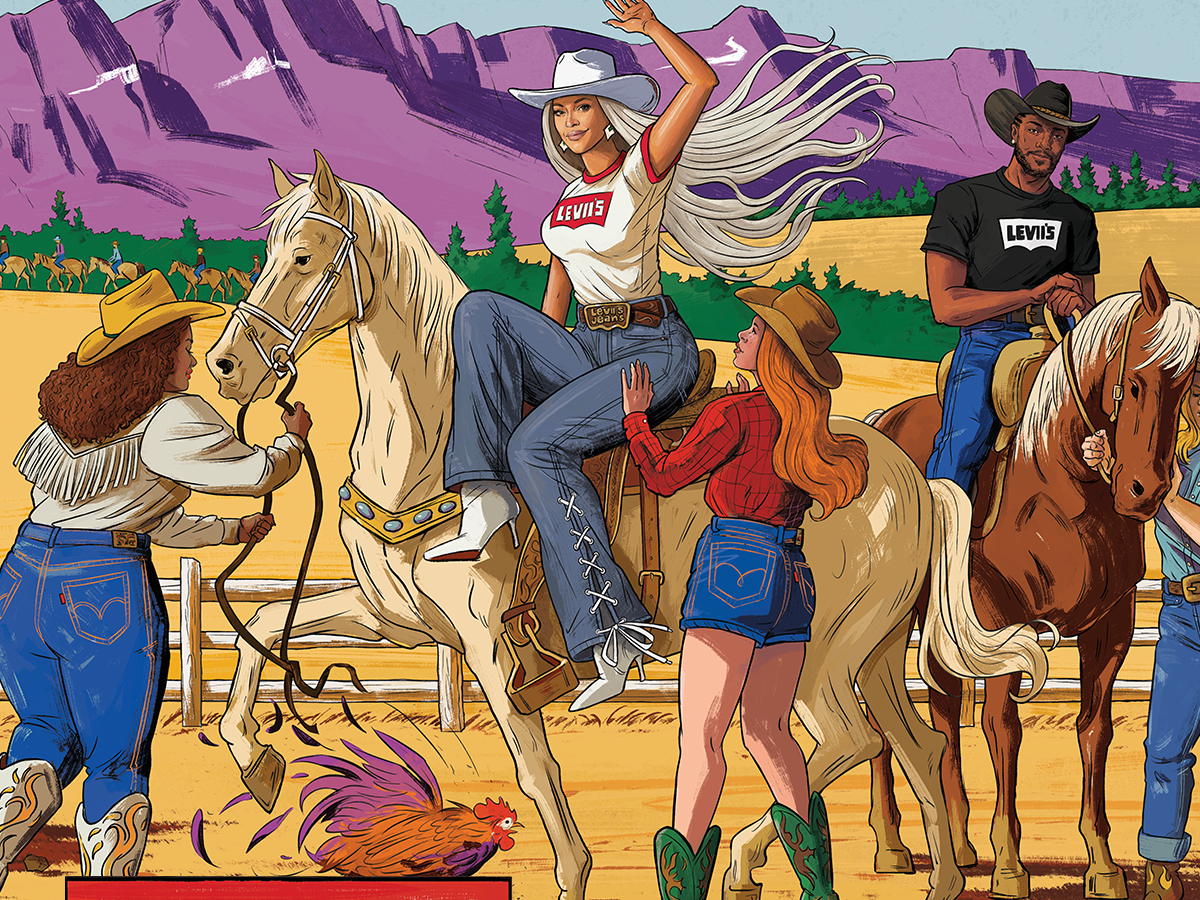 BEYONCÉ X LEVI'S®: exclusieve lancering REIIMAGINE t-shirts 