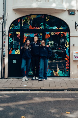 Gill Scheltjens - CEO D-CRBN, Sarah Parent - CEO Go Ocean, Marte Greefs - COO Go Ocean