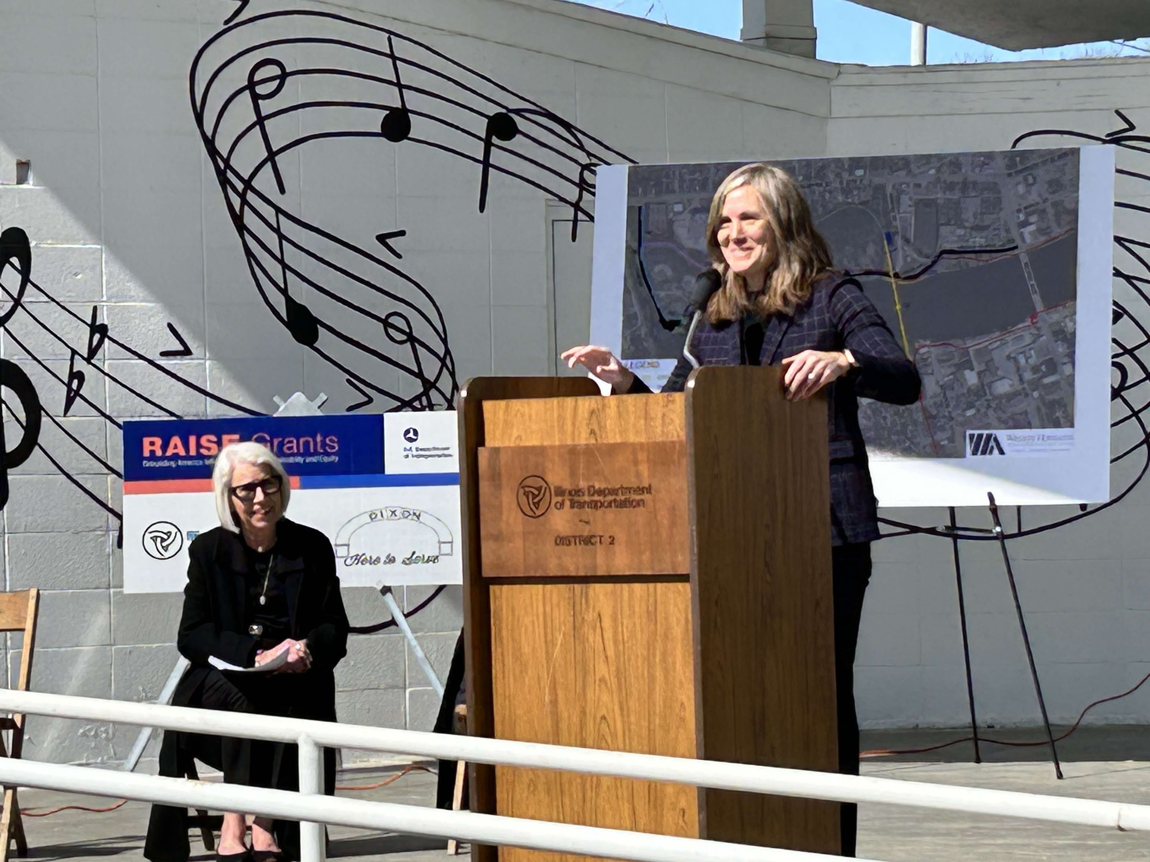 Acting Illinois Transportation Secretary Gia Biagi