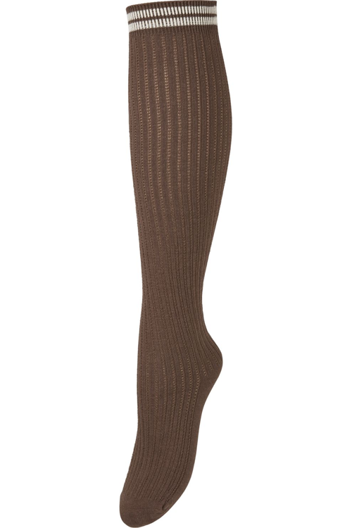 Juttu_FW23_Becksöndergaard_Sock BEC Oda Cotta Knee Sock brown_JUTTU_€13 Juttu_FW23_Becksöndergaard_Sock BEC Oda Cotta Knee Sock brown_JUTTU_€13