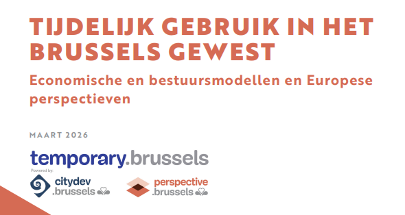 Voor het eerst een studie naar het landschap van tijdelijk gebruik in het Brussels Gewest