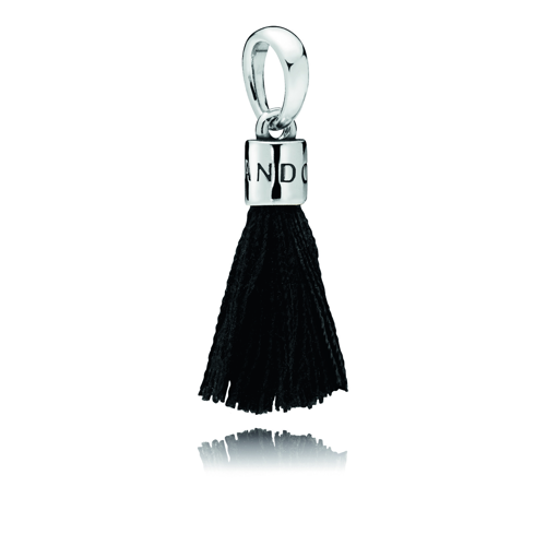 Black Tassel Dangle