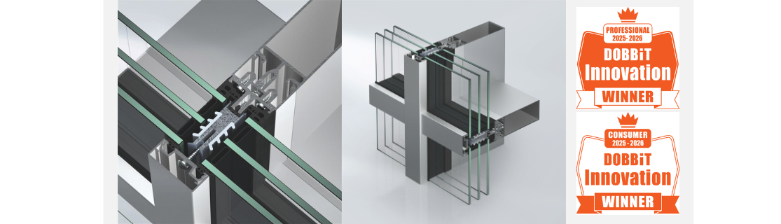 Schüco AOC 50/60 Reno valt dubbel in de prijzen bij Dobbit Innovation Awards 2025 