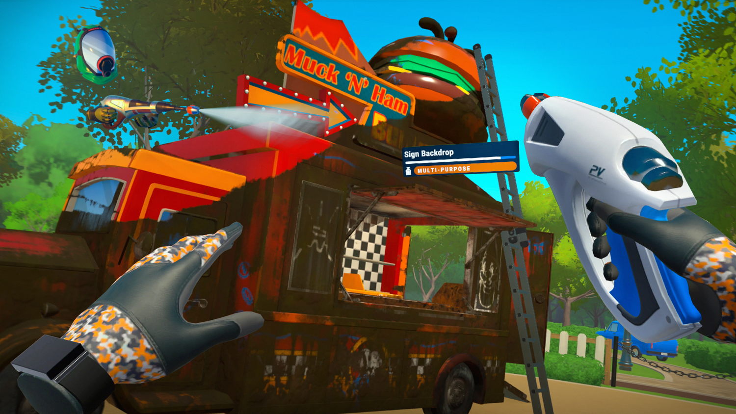 PowerWash Simulator VR - The Muckingham Files - Screenshot - FoodTruck