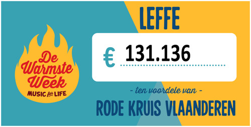Leffe engageert zich in de strijd tegen eenzaamheid en doneert 131.136 euro aan het Rode Kruis Vlaanderen tijdens Warmste Week