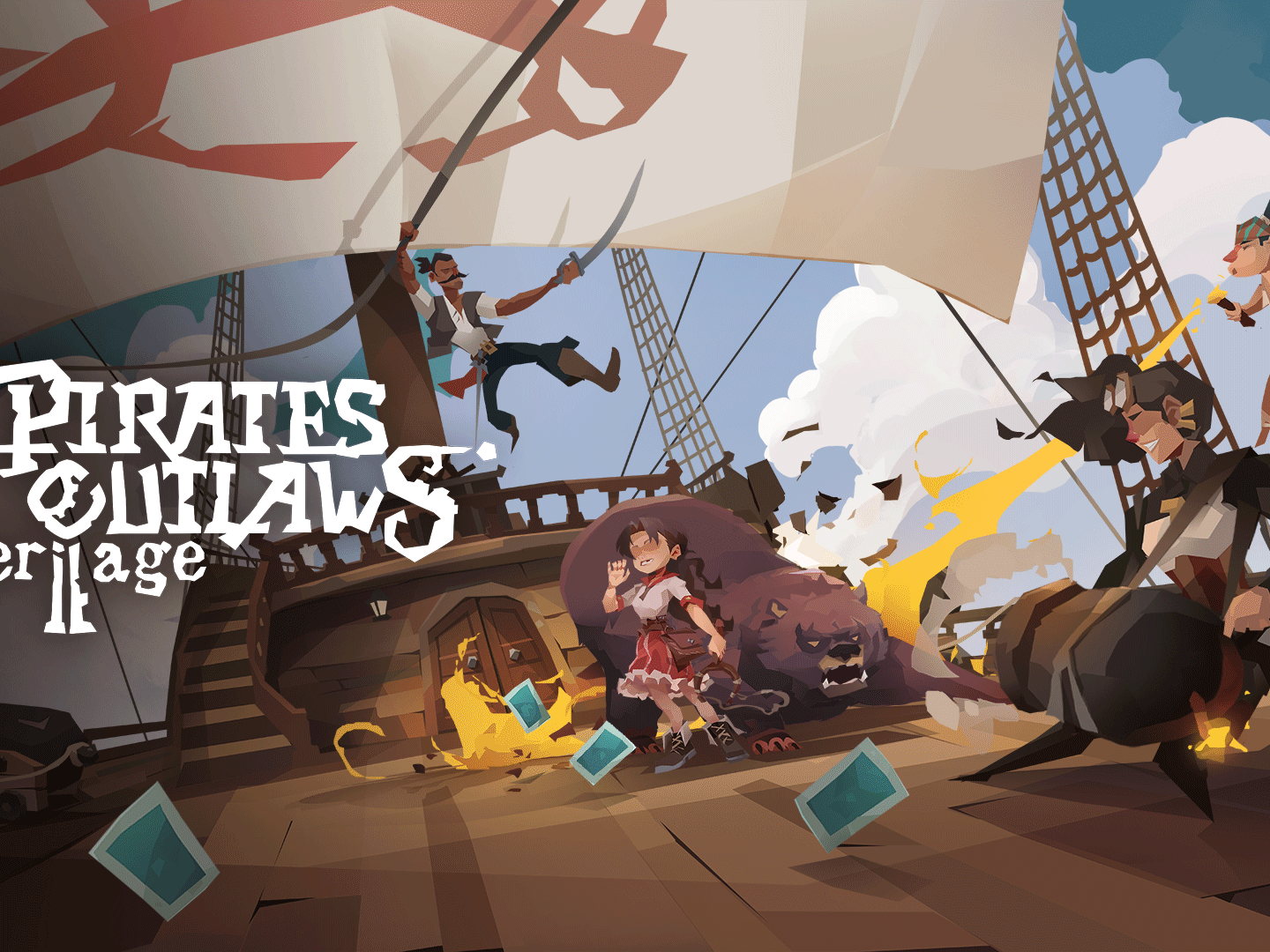 All Hands On Deck! Pirates Outlaws 2: Heritage - New Gameplay Trailer & Steam Next Fest Participation