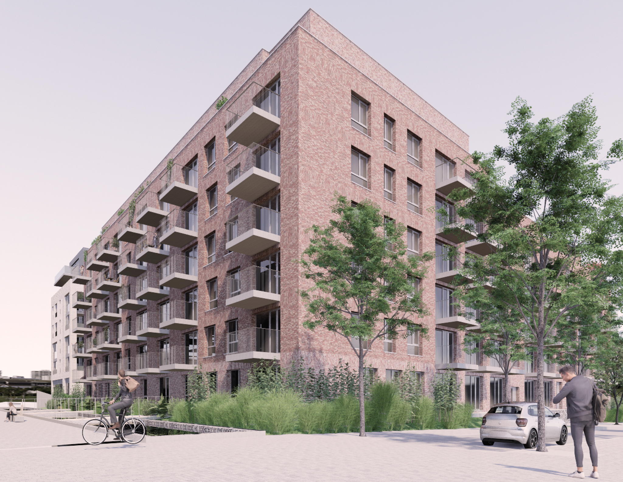 citydev.brussels sécurise 107 logements abordables dans le quartier Erasmus Gardens à Anderlecht