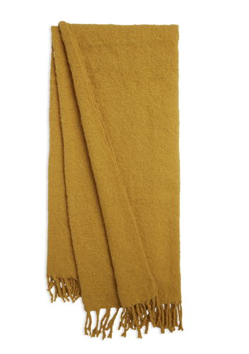 Habitat Mohair Throw - Mustard - 125x150cm, £16