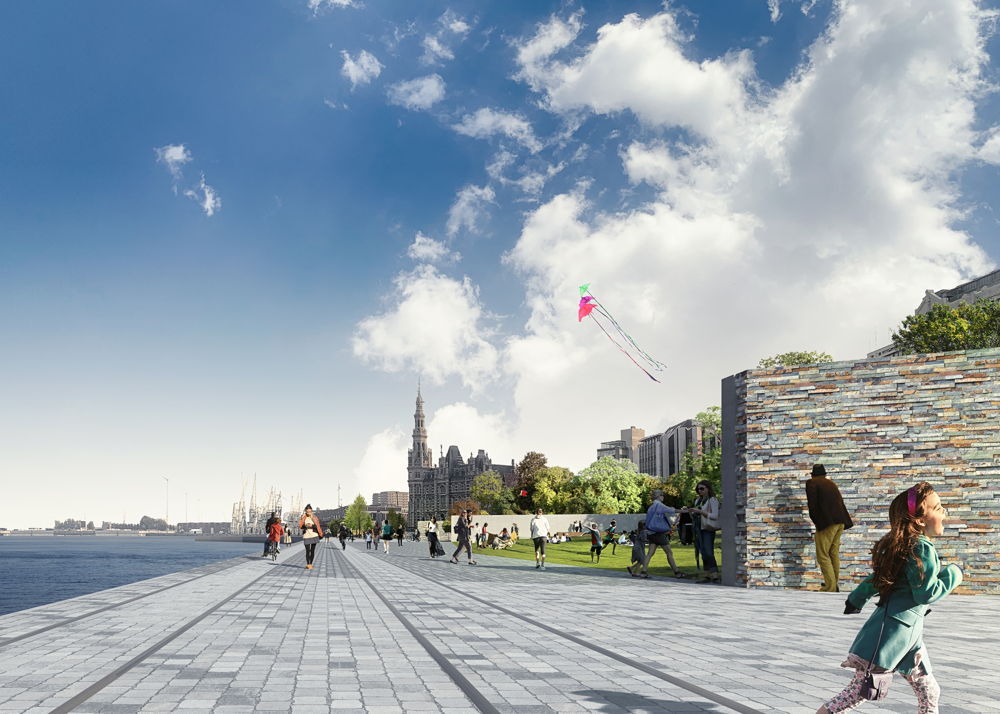Perspectief kade - copyright: Bureau Bas Smets