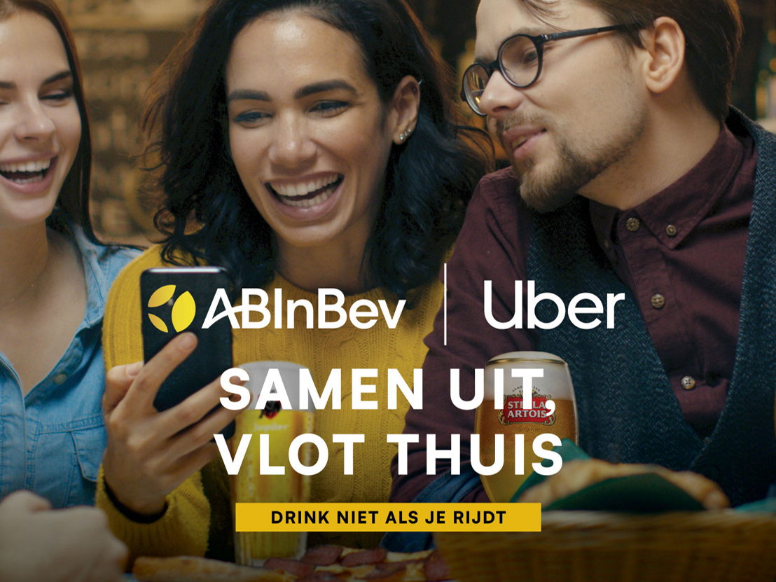 ‘Samen uit, vlot thuis’: AB InBev en Uber slaan handen in elkaar om mensen onbezorgd naar huis te brengen 