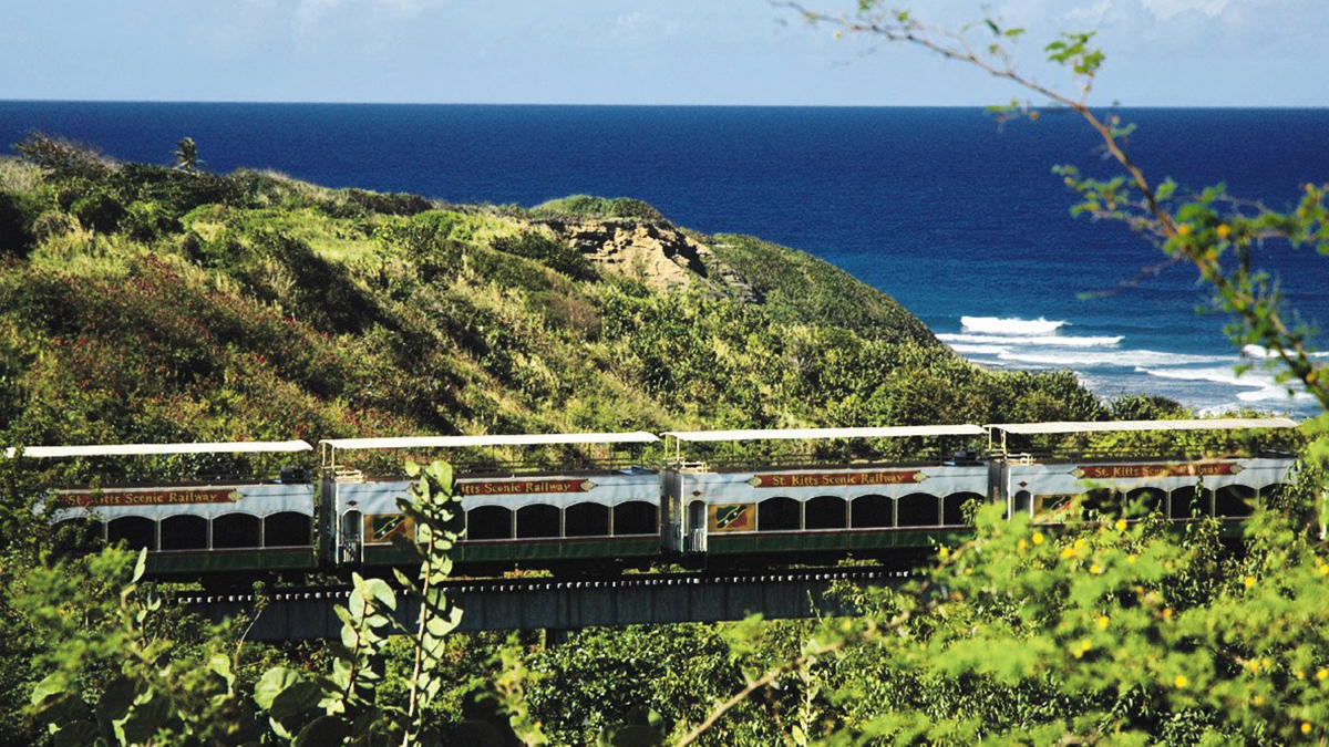 Sugar Railway in St. Kitts and Nevis, winner of the 'Cruise Destination of the Year Award'. © Caribbean journal