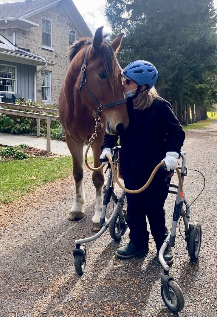 Cadbury has a special connection with many who participate in the Sunrise Therapeutic Riding & Learning Centre.  