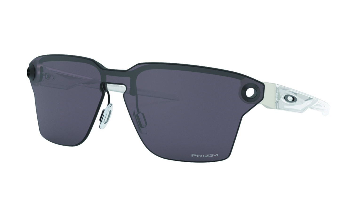 OAKLEY LUGPLATE SATIN BLACK WITH PRIZM GREY