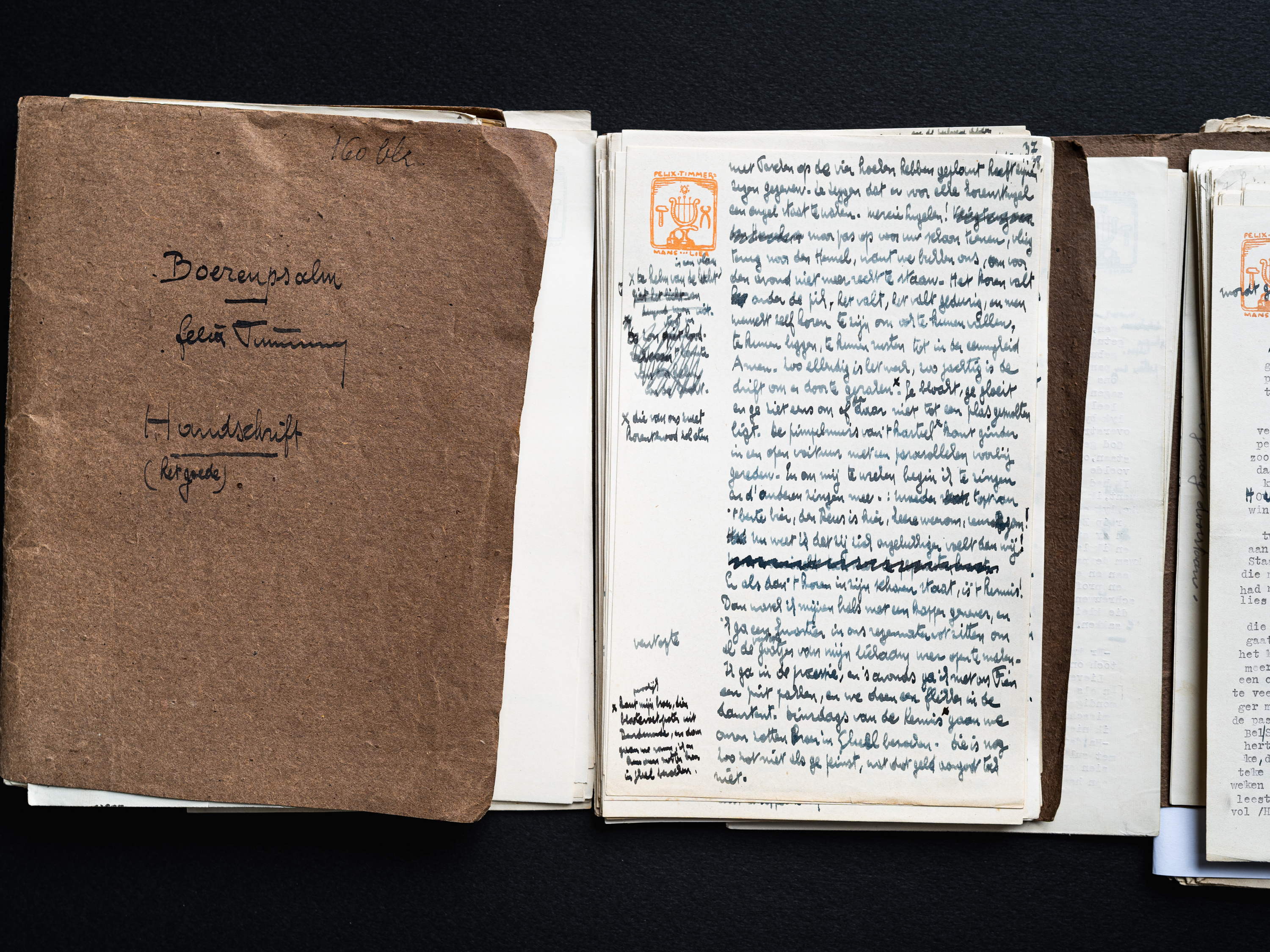 Letterenhuis verwerft belangrijke collecties van Felix en Gommaar Timmermans
