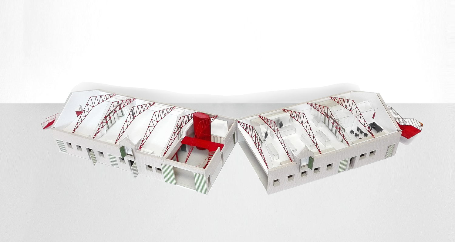 Koeienstal maquette