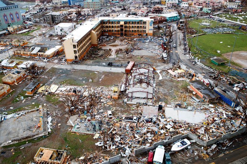 Destruction in the British Virgin Islands post Hurricane Irma.