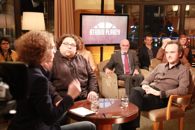 Julien Libeer, Gaetan La Mela en Benjamin Dieltjens - (c) VRT