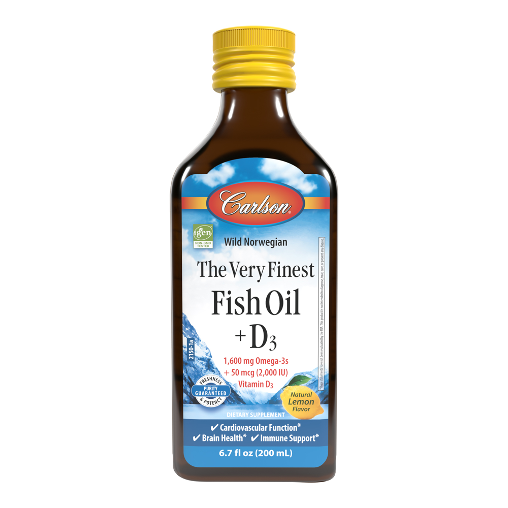 The Very Finest Fish Oil + D3 Front