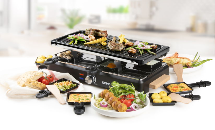 DO9262G Steengrill-Grill-Raclette - Wooden Design