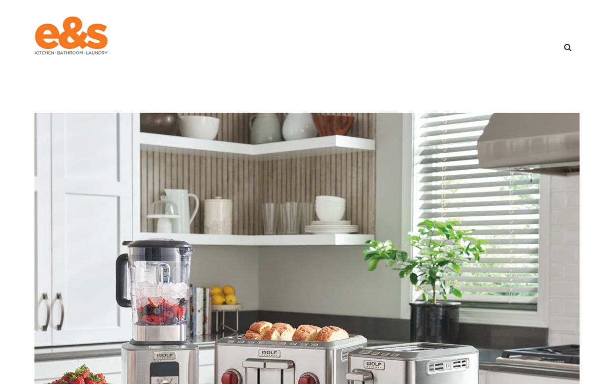 Embrace innovation with Wolf Gourmet toasters and blenders at e&s