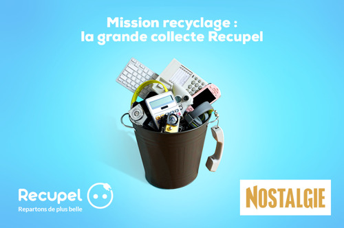 Nostalgie et Recupel s’unissent pour une grande action de recyclage et de solidarité !