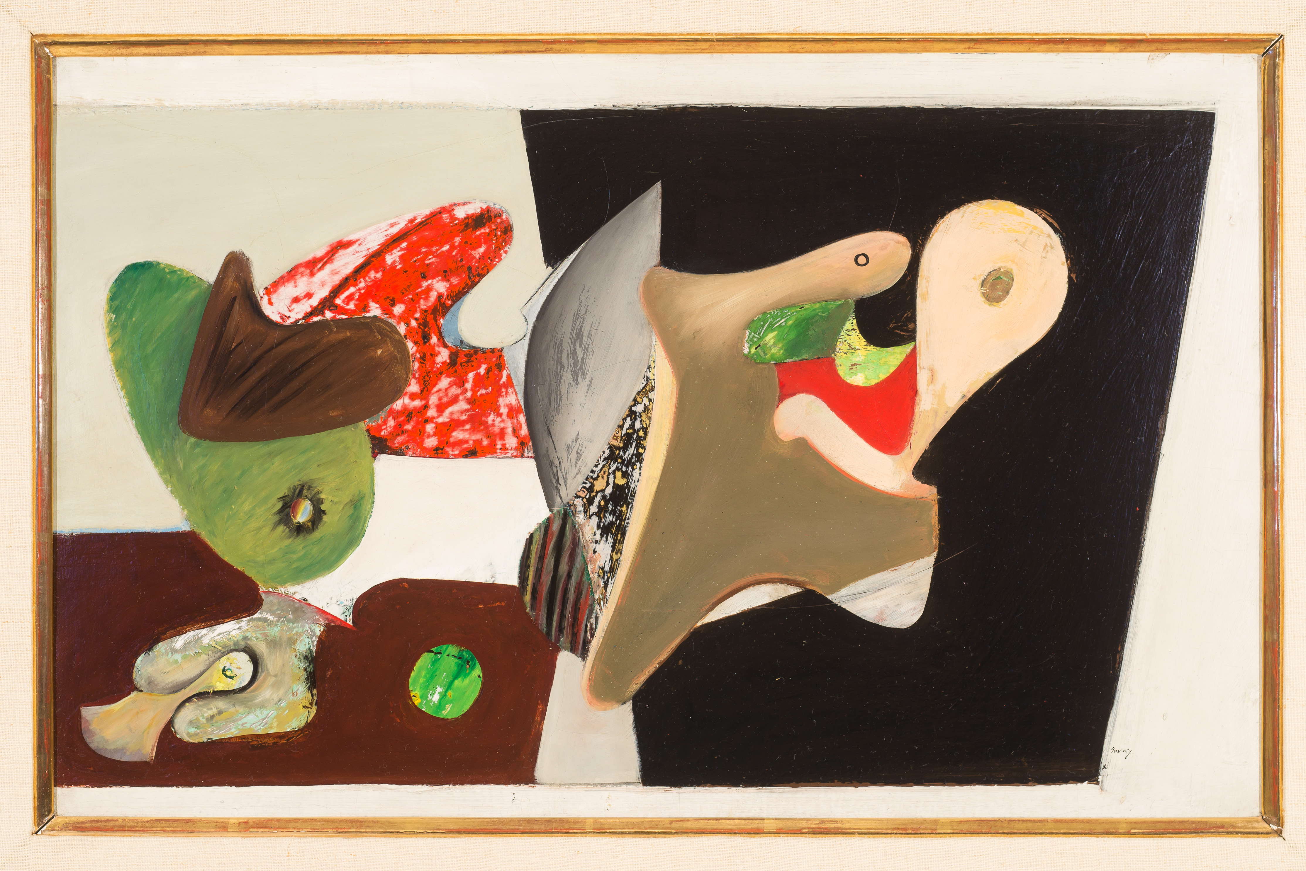 Organization, ca. 1933–34. Collection of the University of Arizona Museum of Art, Tucson.
Gift of Edward Joseph Gallagher, Jr. © Arshile Gorky Foundation. Organization, ca. 1933–34. Collection of the University of Arizona Museum of Art, Tucson.
Gift of Edward Joseph Gallagher, Jr. © Arshile Gorky Foundation.