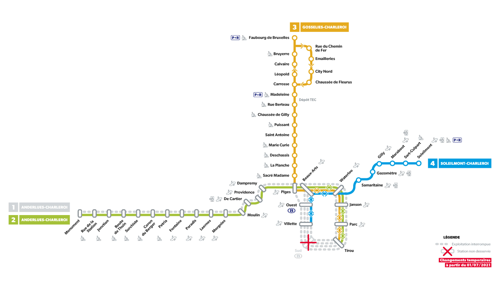Chantier Charleroi Sud | le métro carolo ne desservira plus la gare