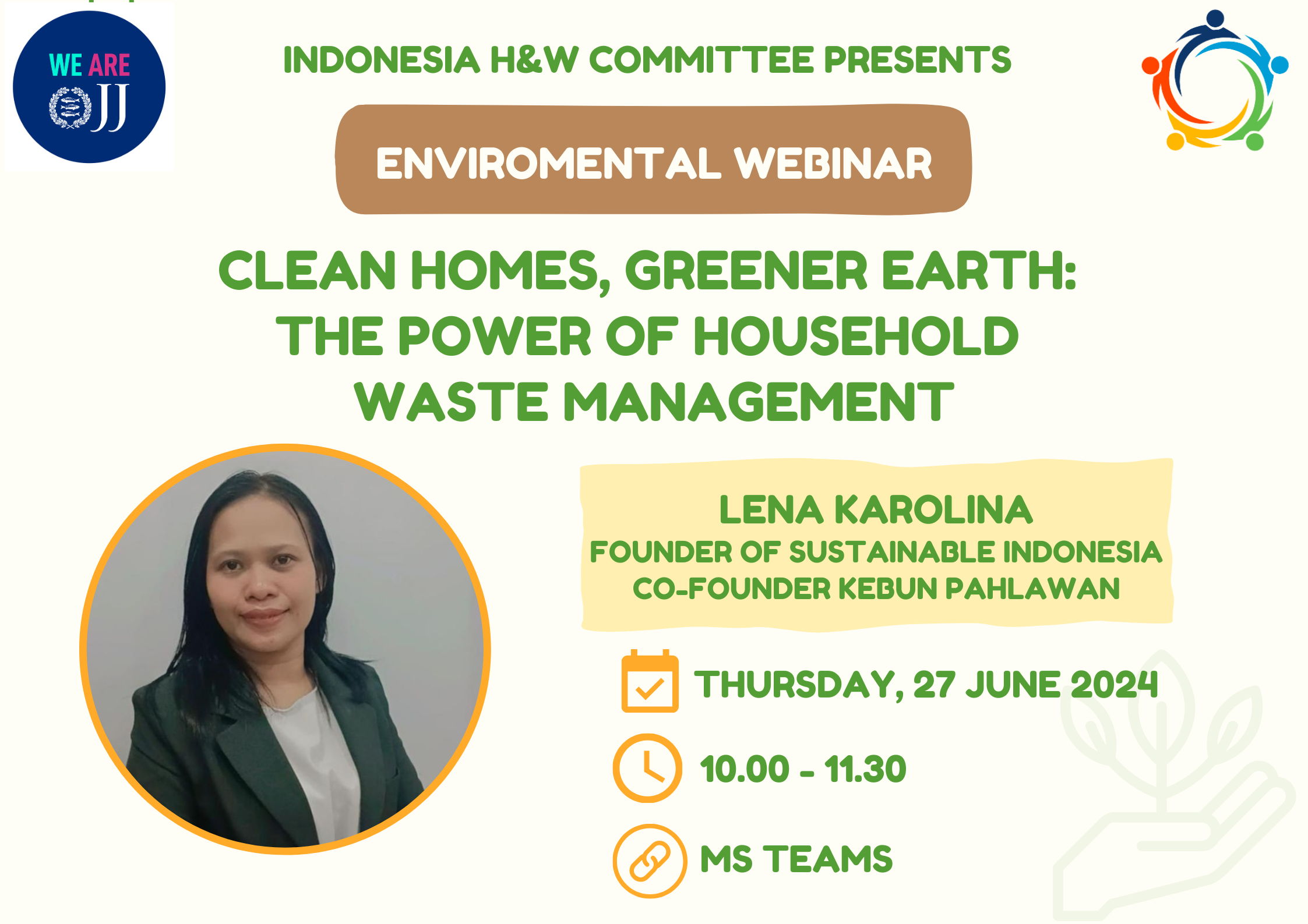 World Environmental Day: JJ Indonesia Organize Household Waste Management Webinar