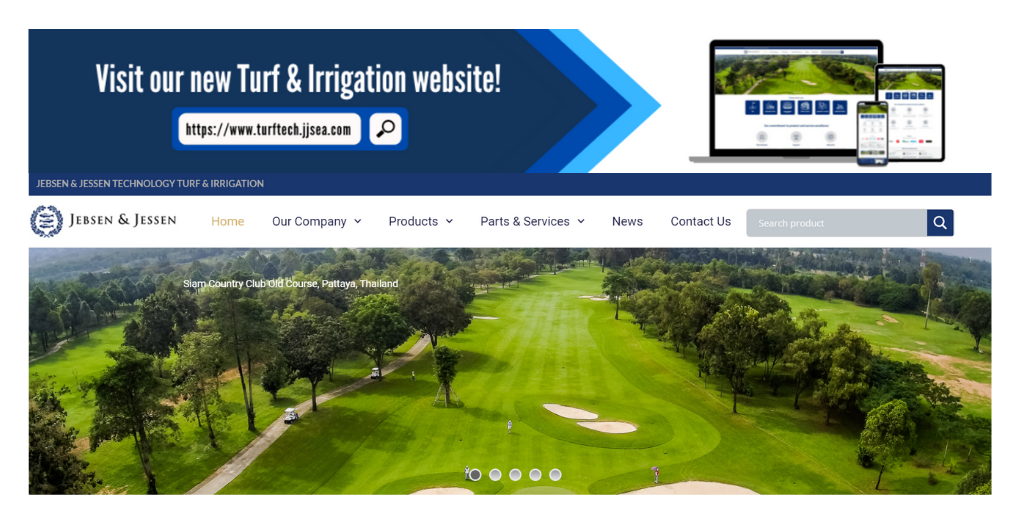 Jebsen & Jessen Technology Turf & Irrigation unveils new website