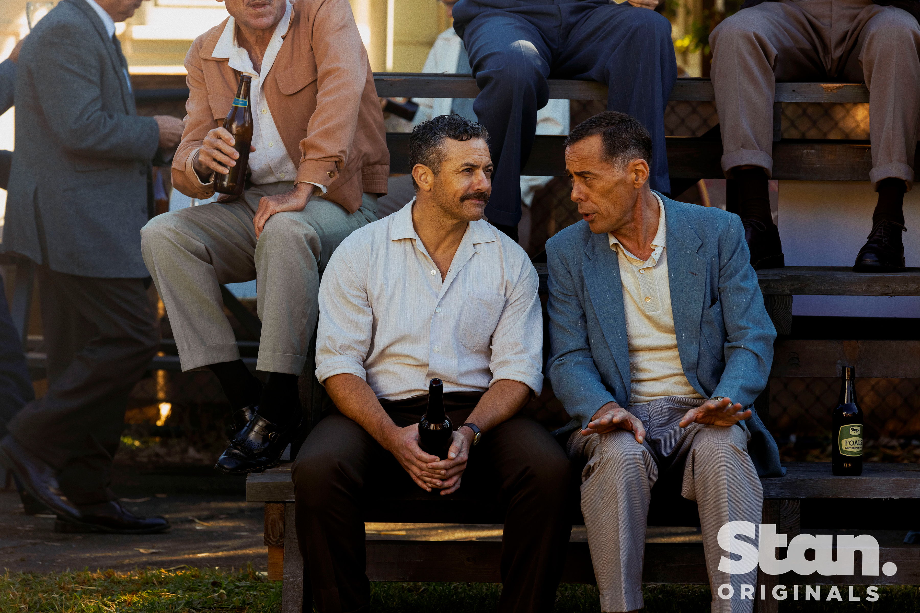 Warren Brown as Terry Roberts with Marcus Graham as Benny Bates