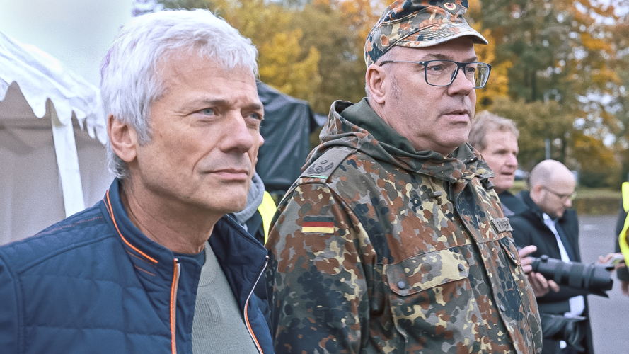 Jan Leyers bij de Duisters - Met Oberstleutnant Fonrobert in de Lützow-kazerne in Münster