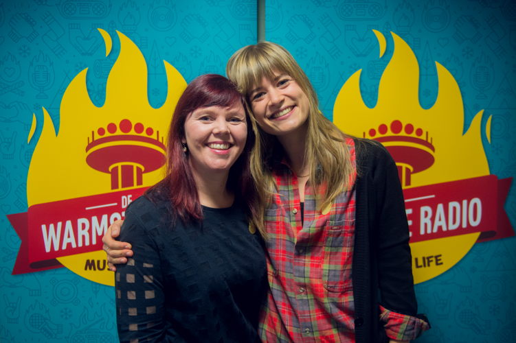 Ayco Duyster (Radio 1) & Eva De Roo (Studio Brussel) - (c) VRT/Jokko