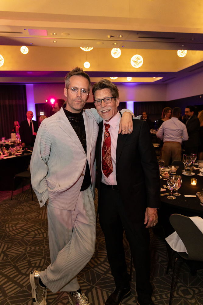 Justin Tranter and Rick Bayless(CREDIT: Michele Marie Photography MicheleMariePhotography.com)