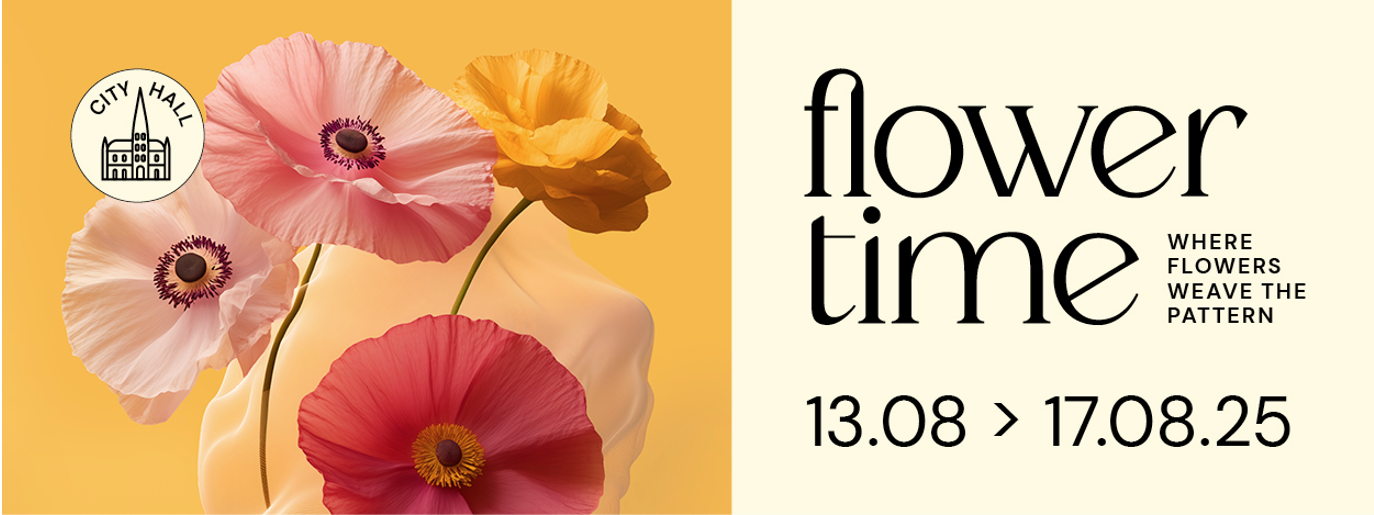 Invitation presse - Rencontre exclusive avec les artistes de FLOWERTIME le mercredi 13 août 