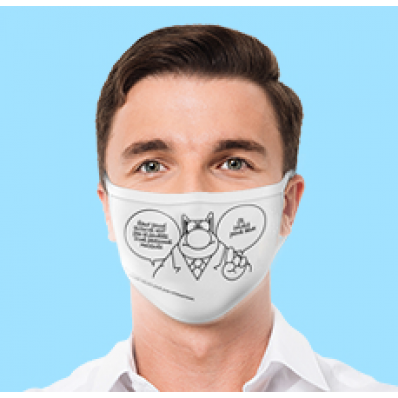 © MIVB Mondmasker van Philippe Geluck
