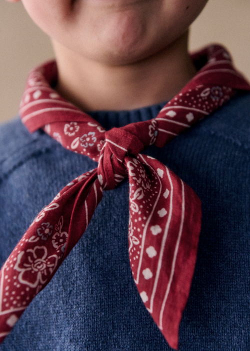 Petit Sézane - Foulard bandana Bordeaux Petit Sézane - Foulard bandana Bordeaux