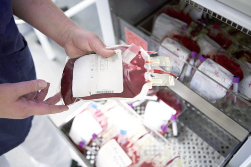 Don de sang pour des transfusions