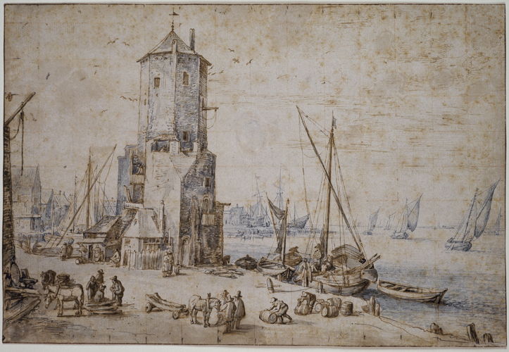 Jan Brueghel , Havengezicht / Harbour view / Vue d’un port, Frankfurt, inv. 3738, Städel Museum - U. Edelmann - ARTOTHEK
