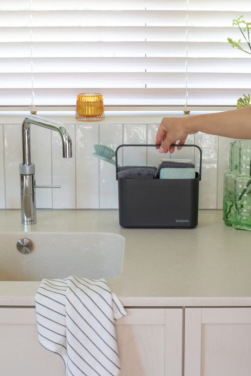 SinkSide Cleaning Set - Dark Grey - 8710755233340 Brabantia_6_NR-41233