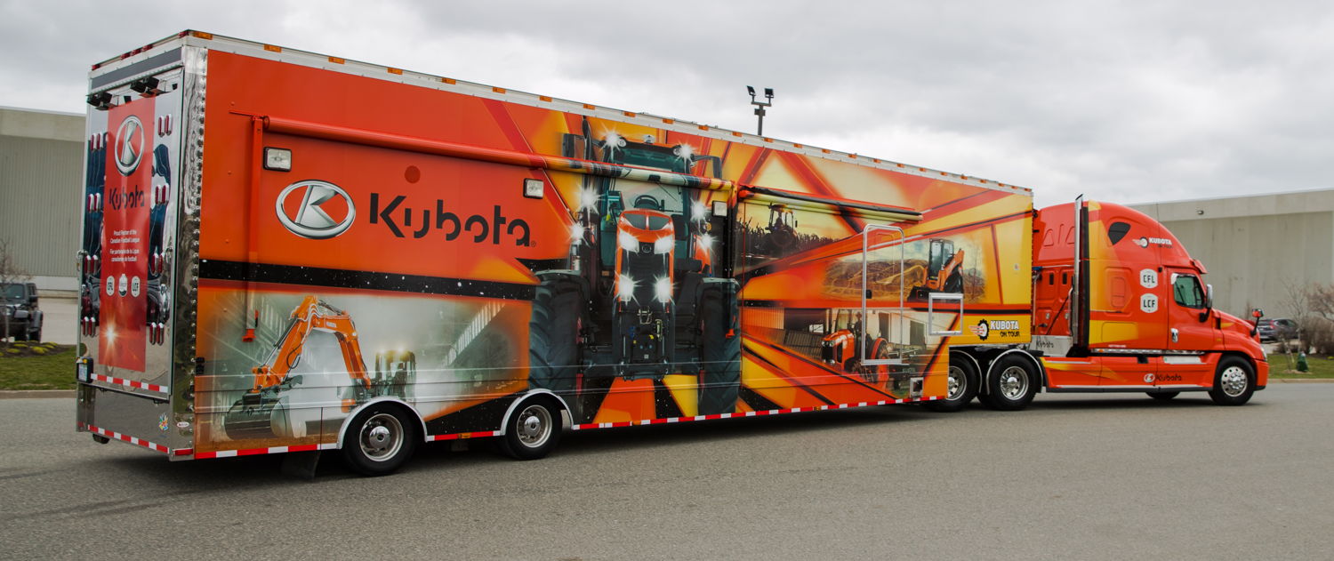 Un véhicule Kubota (Crédit : Paul Gauthier)
