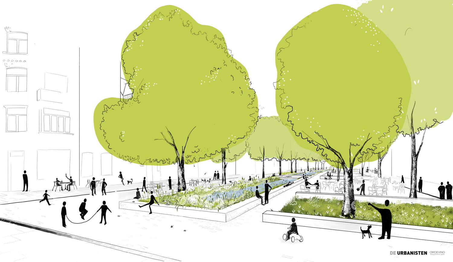 Wapper zicht vanaf Hopland ©OMGEVING – De Urbanisten
