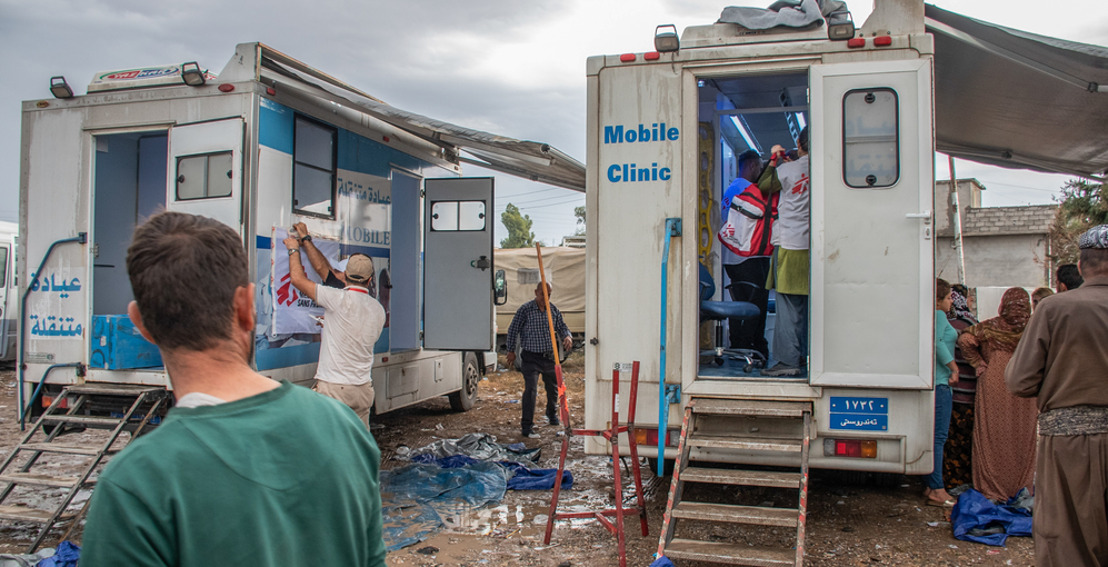 Irak : À la frontière avec la Syrie, MSF démarre des activités médicales pour les populations fuyant le conflit