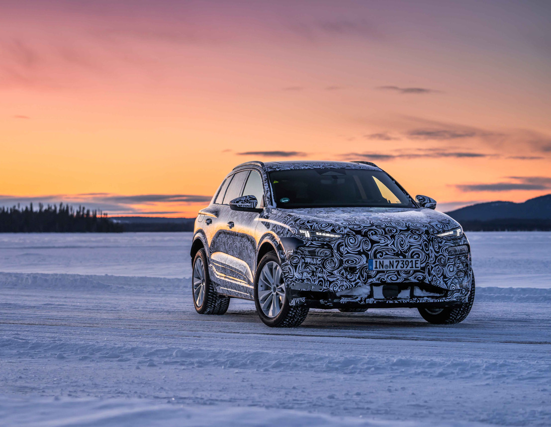 Op de proef gesteld: Audi test het productierijpe prototype van de Q6 e-tron in het hoge noorden
