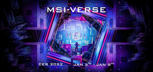 MSI präsentiert seine neuesten Innovationen virtuell auf der CES 2022
