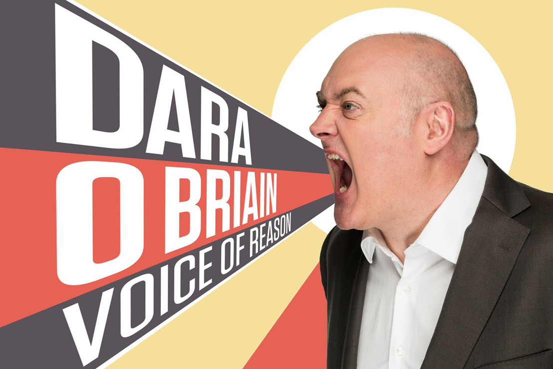 One of the biggest names in English comedy back in Belgium: Dara O Briain