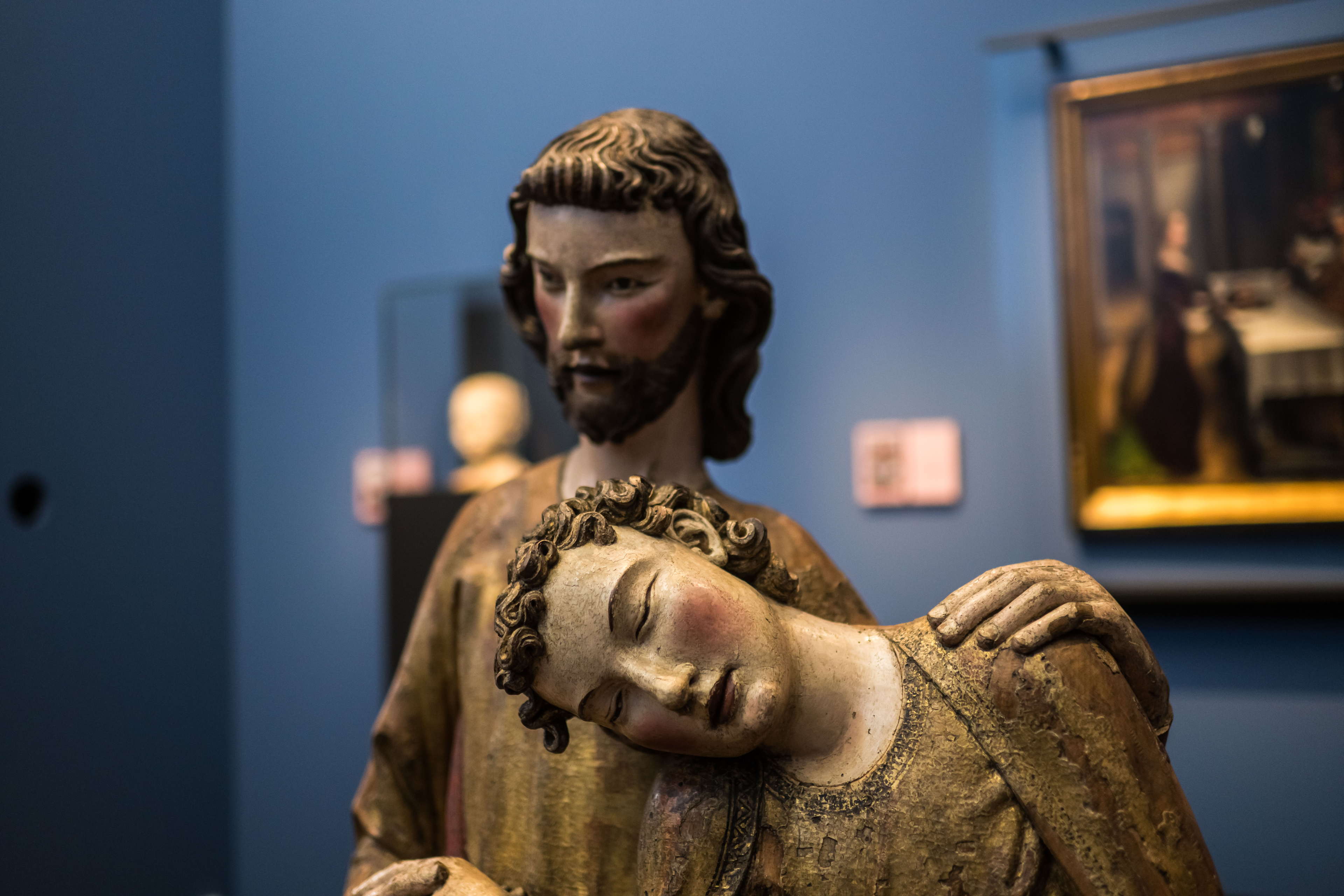 Gerestaureerd topstuk Christus-Johannesgroep schittert in expo Publiekslievelingen